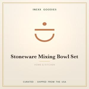 Stoneware Mixing Bowl Set