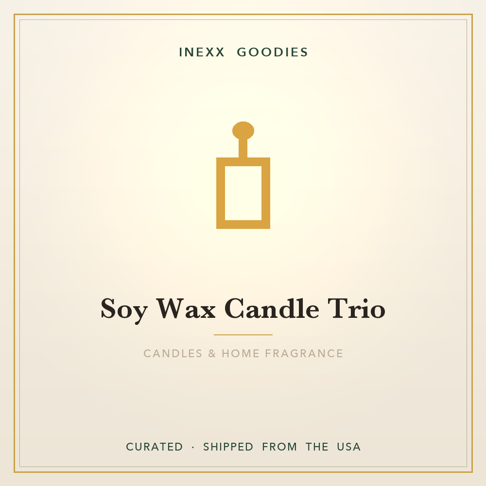 Soy Wax Candle Trio